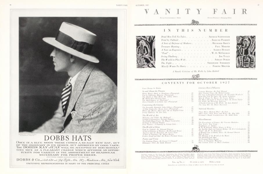 CONTENTS FOR OCTOBER 1927