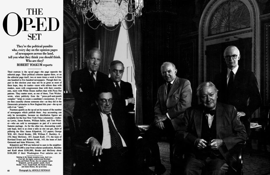 THE OP-ED SET